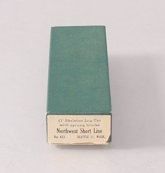 Northwest Short Line 43' Skeleton Log Car w/ Sprung Trucks