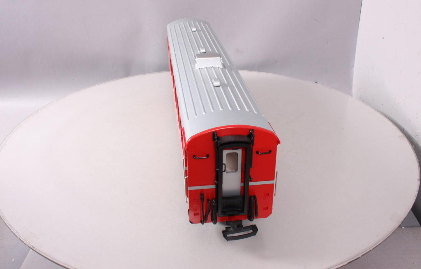 LGB 3068 G Scale RhB Red Restaurant / Diner Car #3815 (Metal Wheels) EX/Box