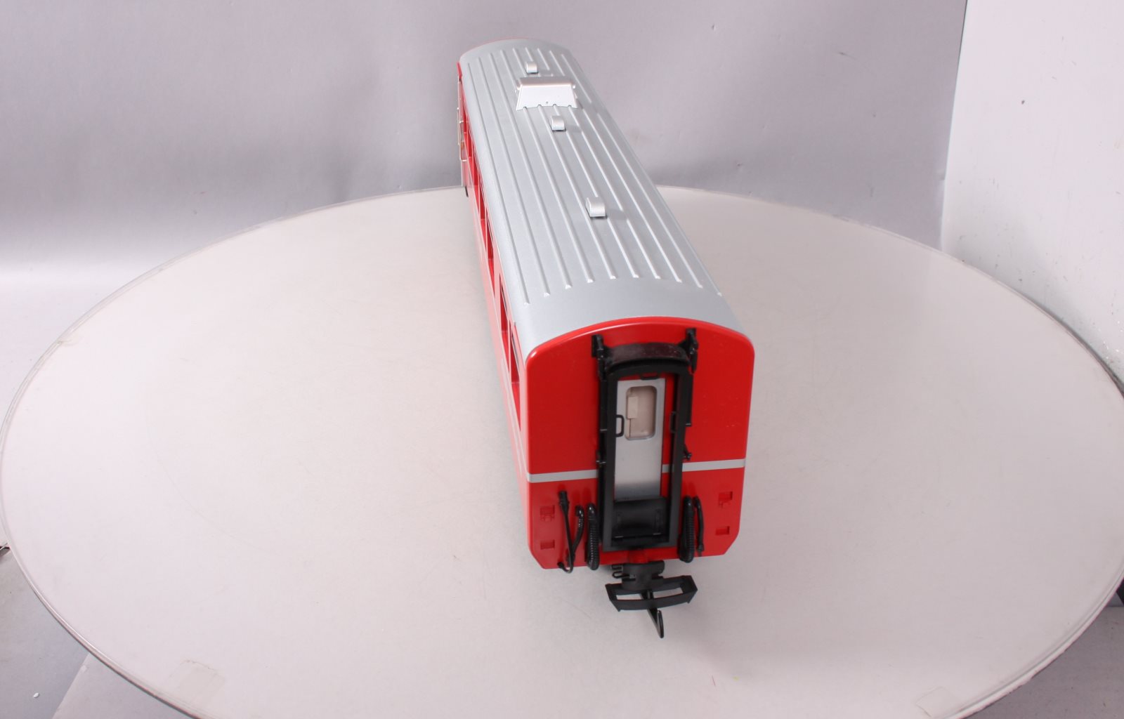 LGB 3068 G Scale RhB Red Restaurant / Diner Car #3815 (Metal Wheels) EX/Box