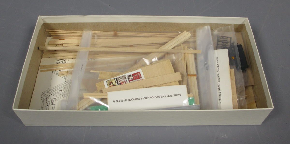 Fine Scale Miniatures 235 HO Scale Station Laser-Cut Building Kit