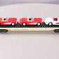 K-Line K691-1171 O Gauge Burlington Northern Santa Fe Flatcar w/ 1957 Corvettes NIB