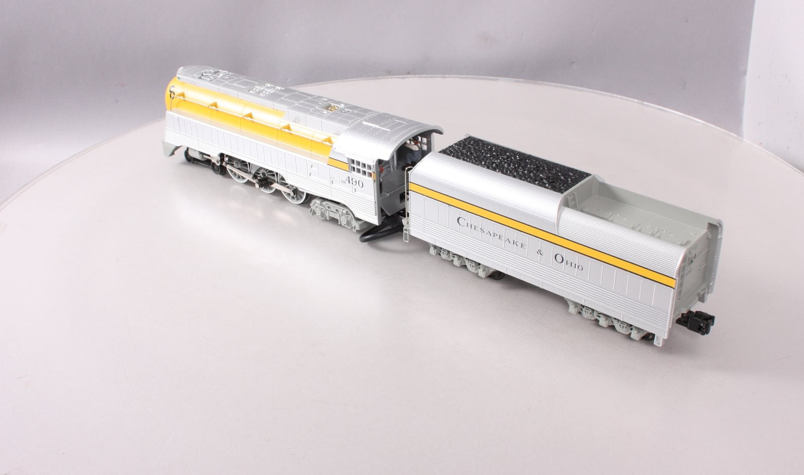 MTH 30-1412-1 Chesapeake and Ohio 4-6-4 Streamlined Hudson Steam #490 w/ PS2 LN/Box