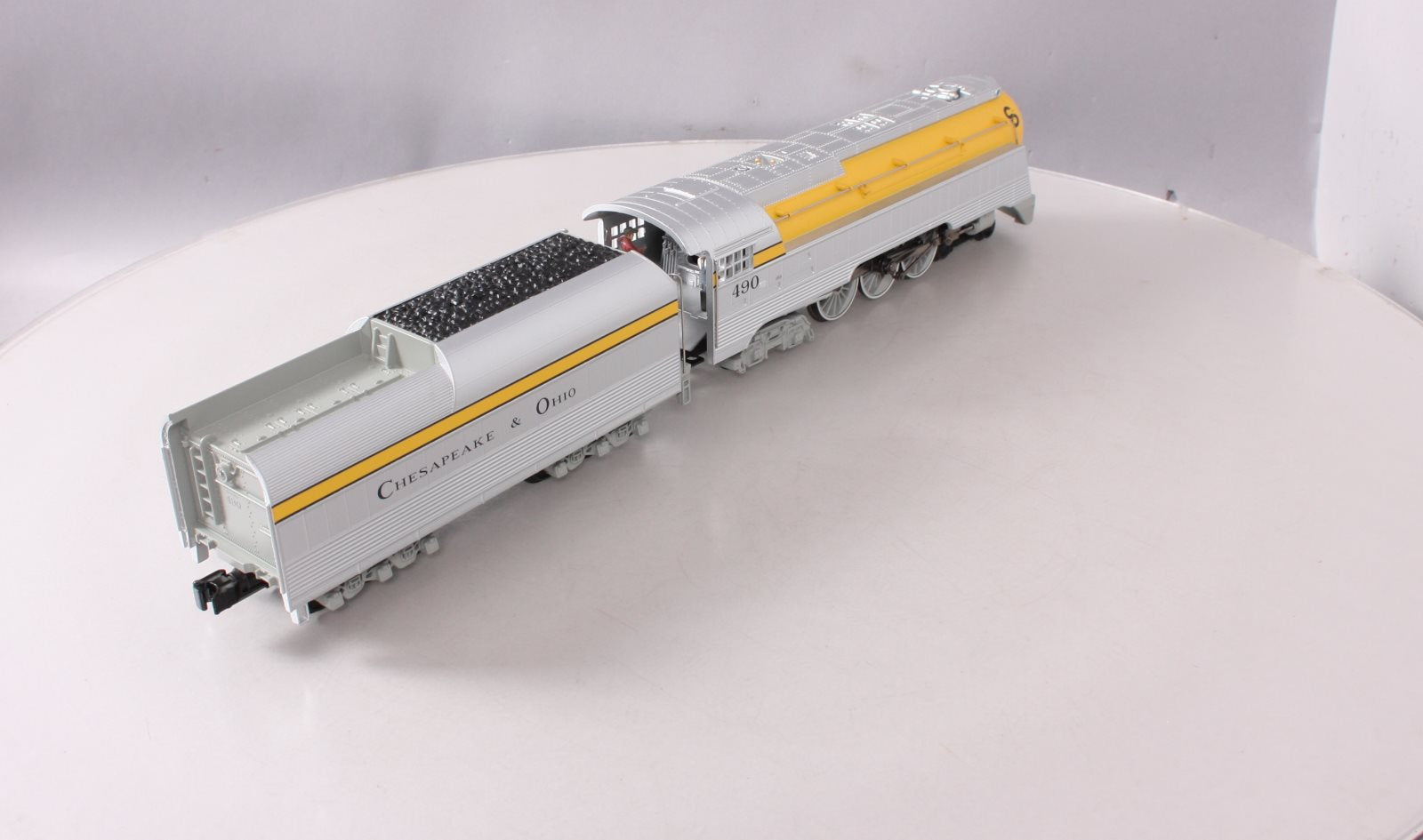 MTH 30-1412-1 Chesapeake and Ohio 4-6-4 Streamlined Hudson Steam #490 w/ PS2 LN/Box