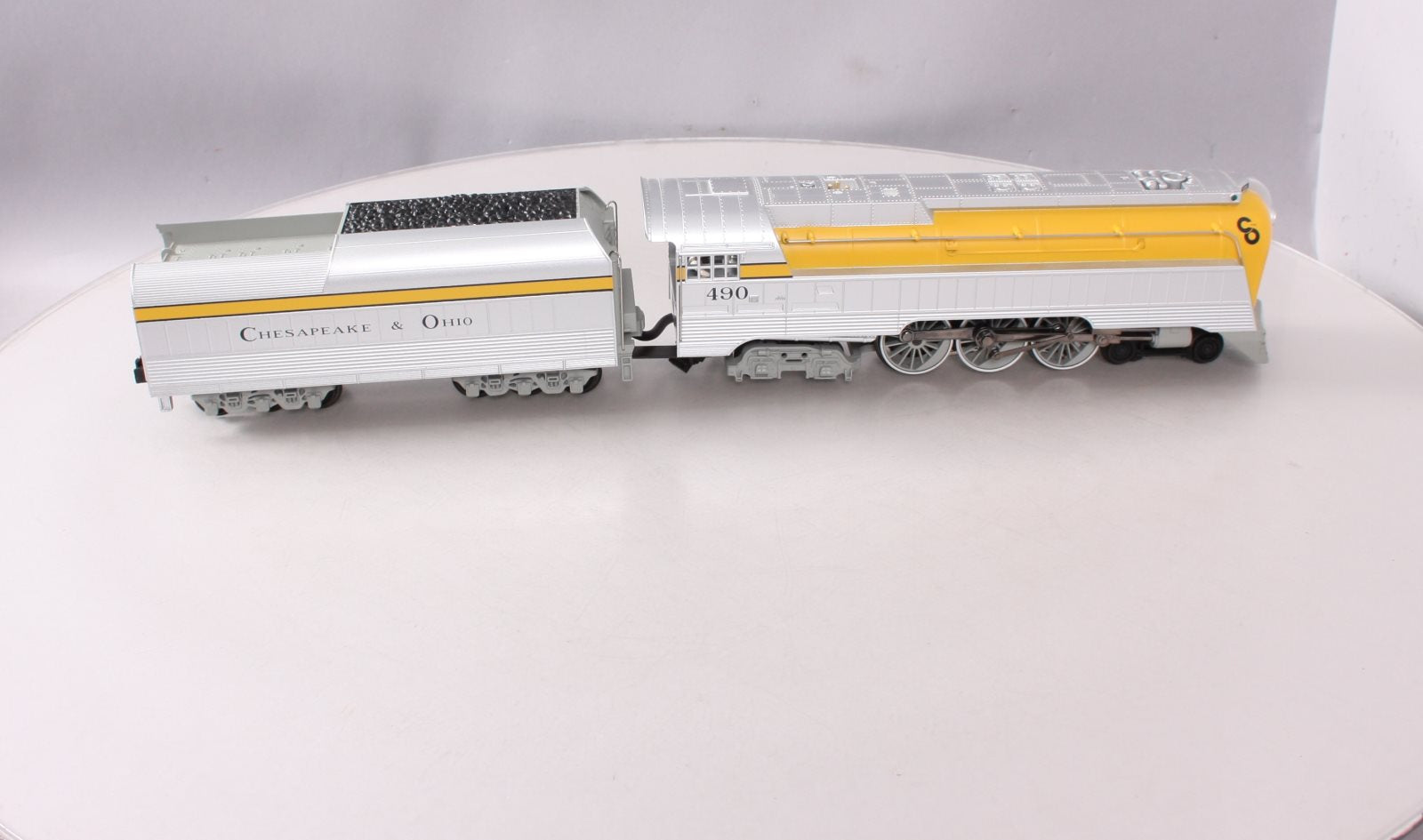 MTH 30-1412-1 Chesapeake and Ohio 4-6-4 Streamlined Hudson Steam #490 w/ PS2 LN/Box