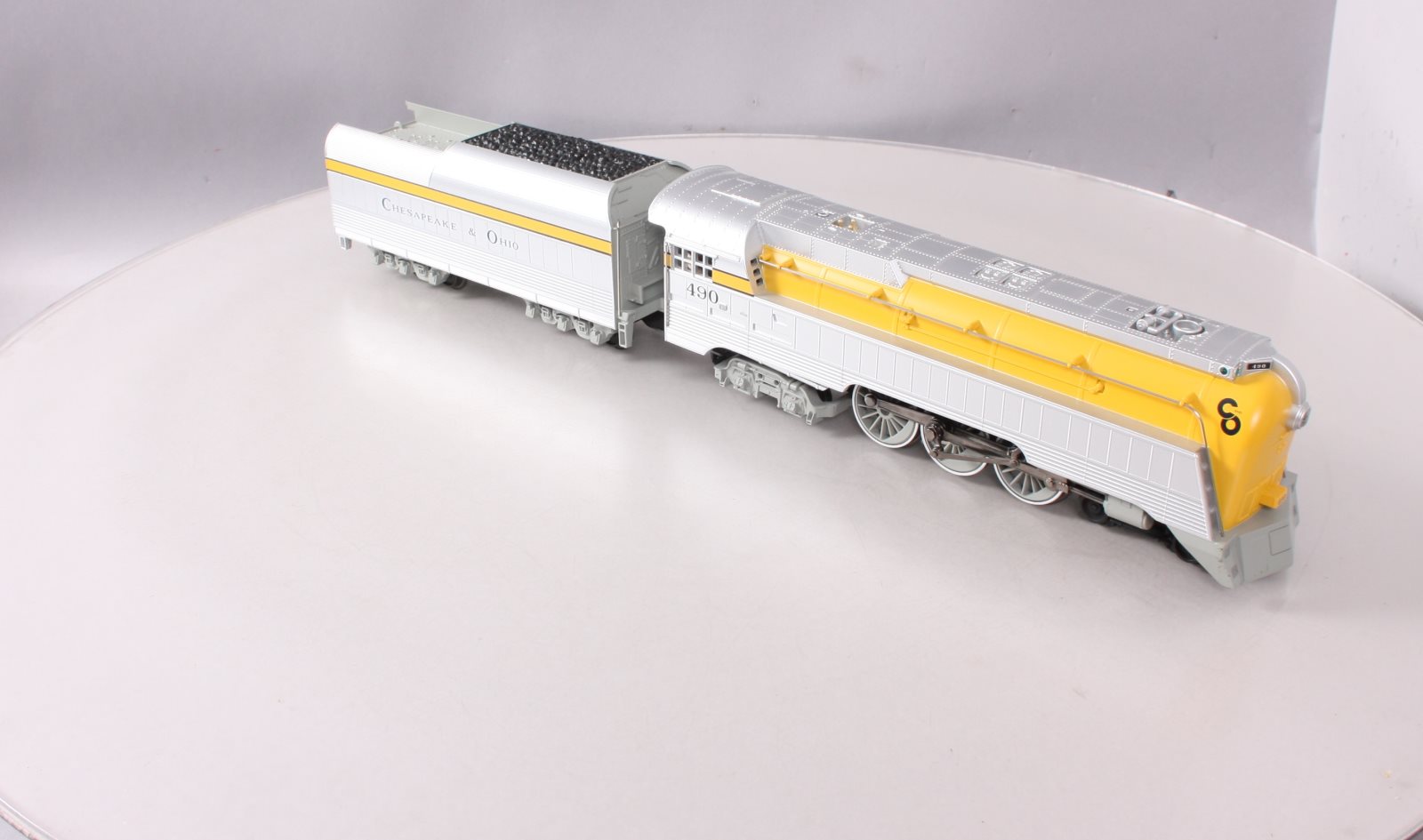 MTH 30-1412-1 Chesapeake and Ohio 4-6-4 Streamlined Hudson Steam #490 w/ PS2 LN/Box