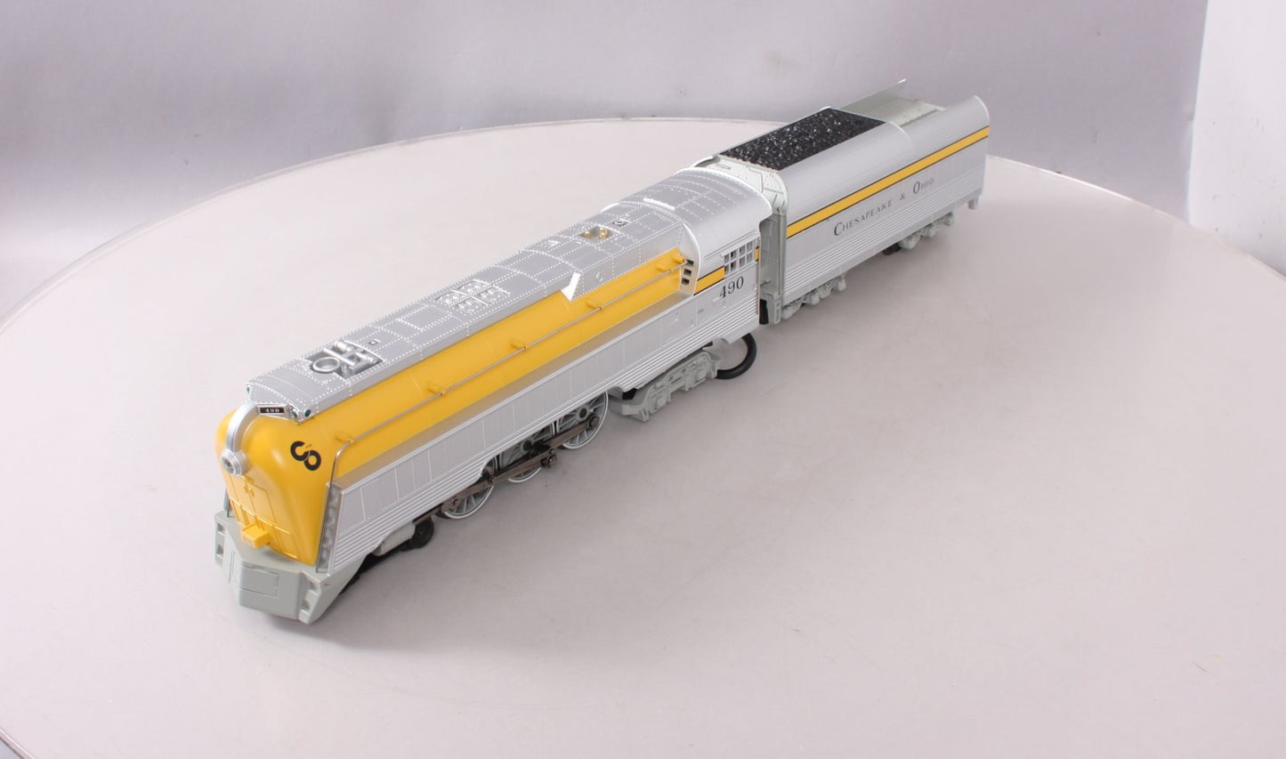 MTH 30-1412-1 Chesapeake and Ohio 4-6-4 Streamlined Hudson Steam #490 w/ PS2 LN/Box
