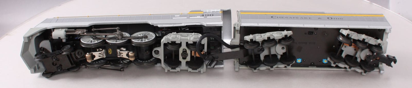 MTH 30-1412-1 Chesapeake and Ohio 4-6-4 Streamlined Hudson Steam #490 w/ PS2 LN/Box