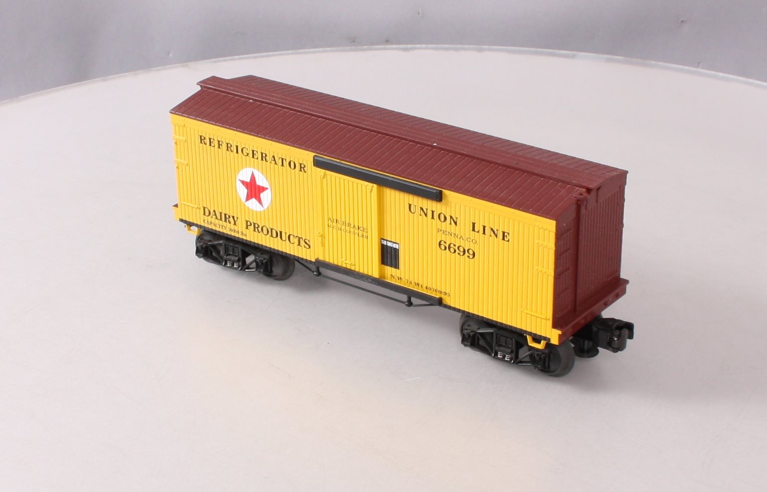 MTH 30-7493 O Gauge Pennsylvania Union Line Boxcar #6699 LN/Box
