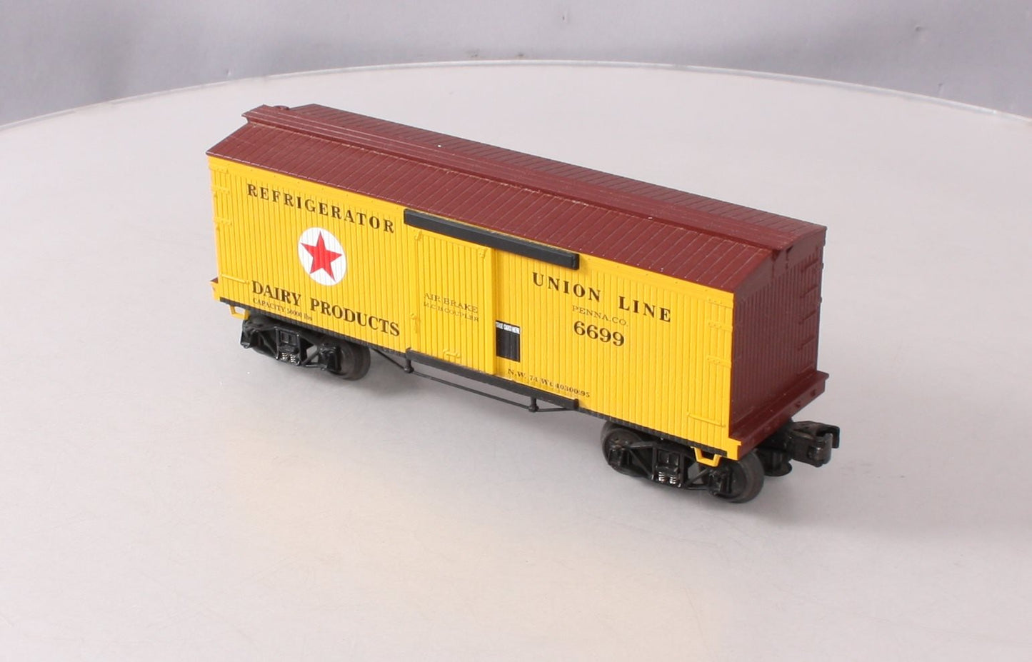 MTH 30-7493 O Gauge Pennsylvania Union Line Boxcar #6699 LN/Box