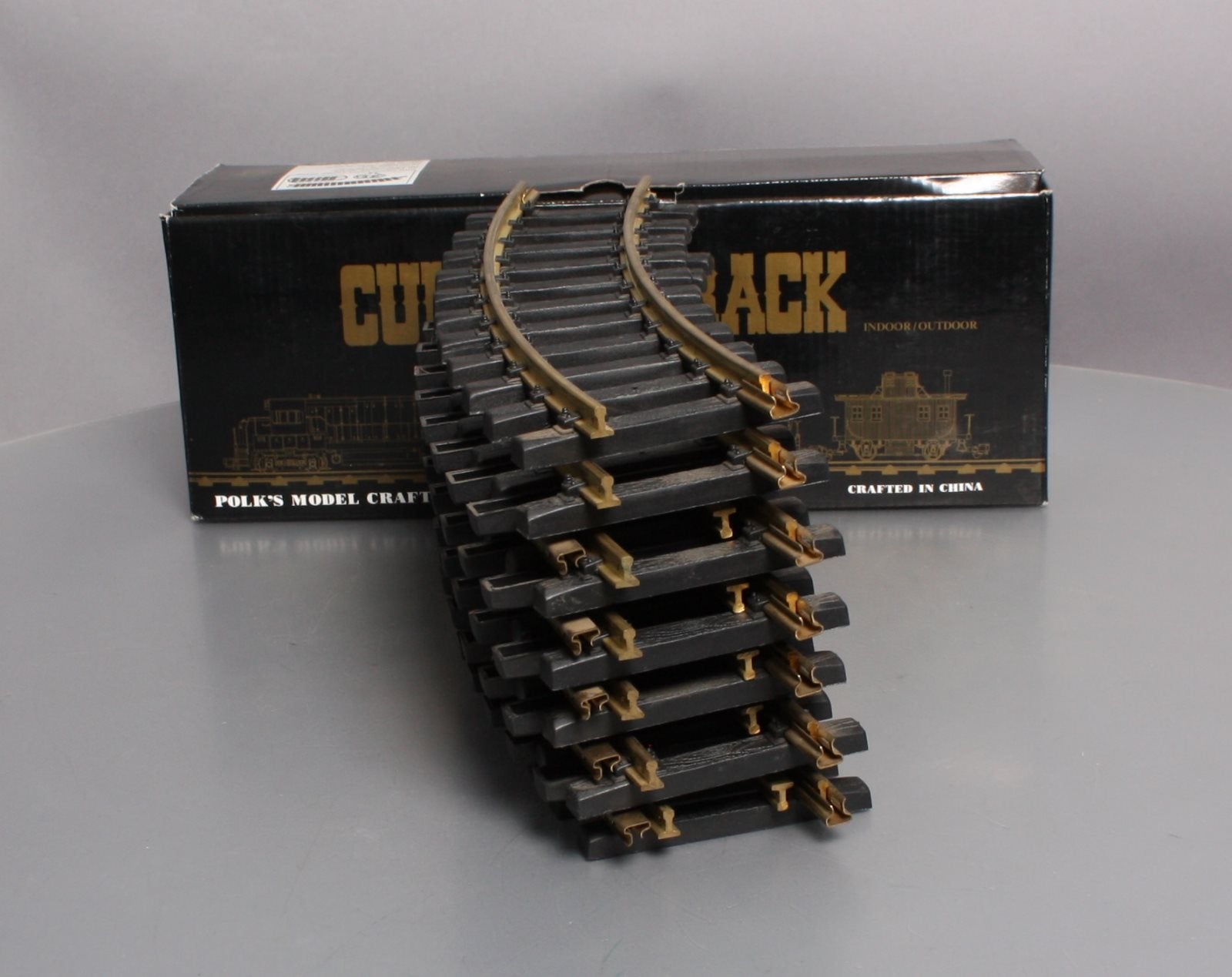 Aristo-Craft 11100 G Gauge Euro Brass 4 Ft. Diameter Curved Track (12) EX/Box