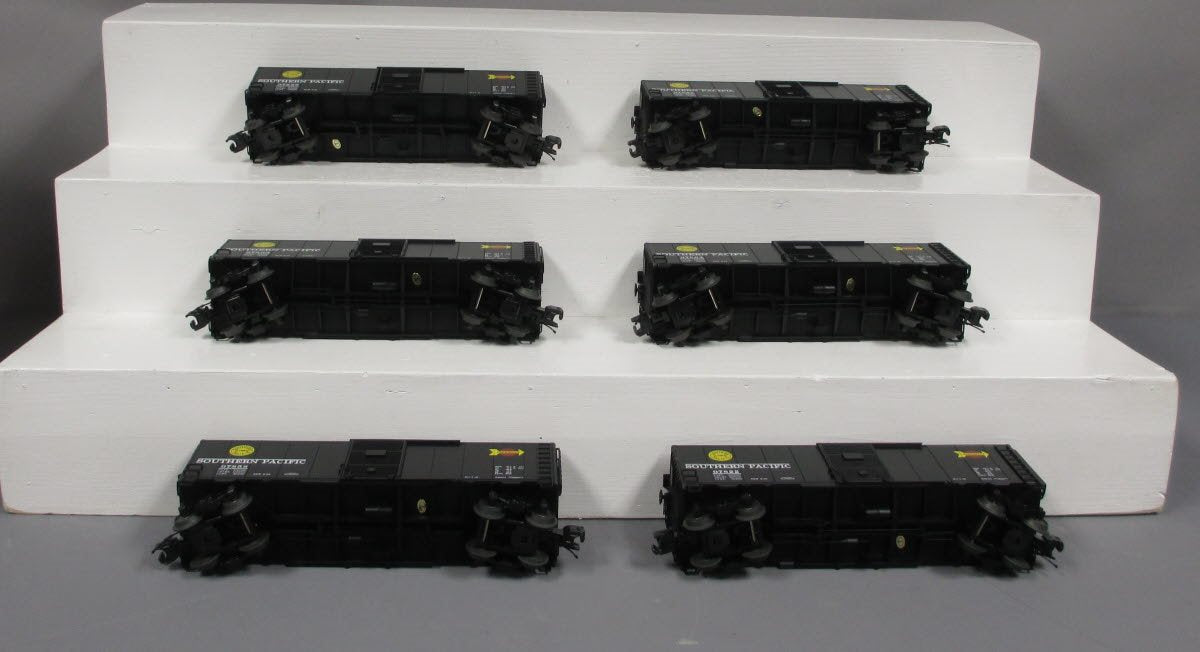 MTH 20-90733 O Gauge Southern Pacific 40' AAR Box Car Set [6 Car Set] LN/Box