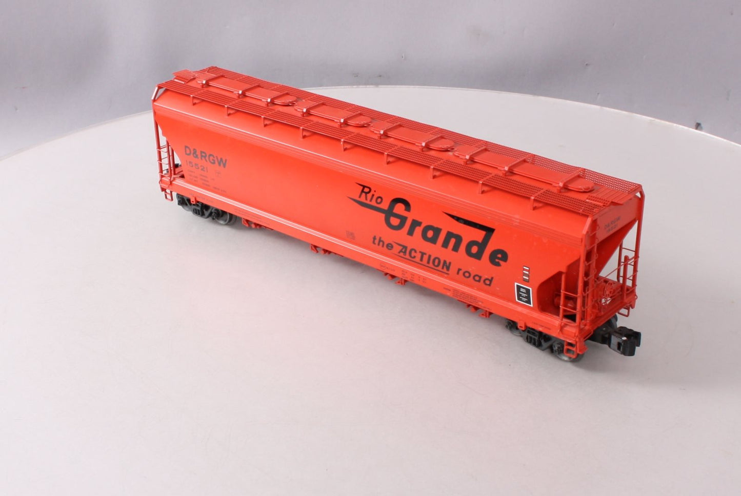 Lionel 6-17187 O Gauge Rio Grande ACF 4-Bay Hopper Car #15521 LN/Box