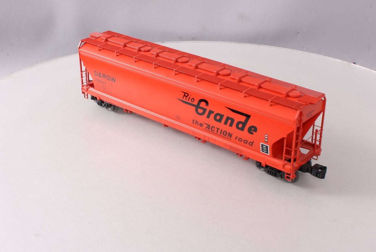 Lionel 6-17187 O Gauge Rio Grande ACF 4-Bay Hopper Car #15521 LN/Box