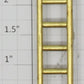 Lionel 213-6 Brass 8-Rung 200 & 500 Series Stock, Reefer, & Boxcar Ladder