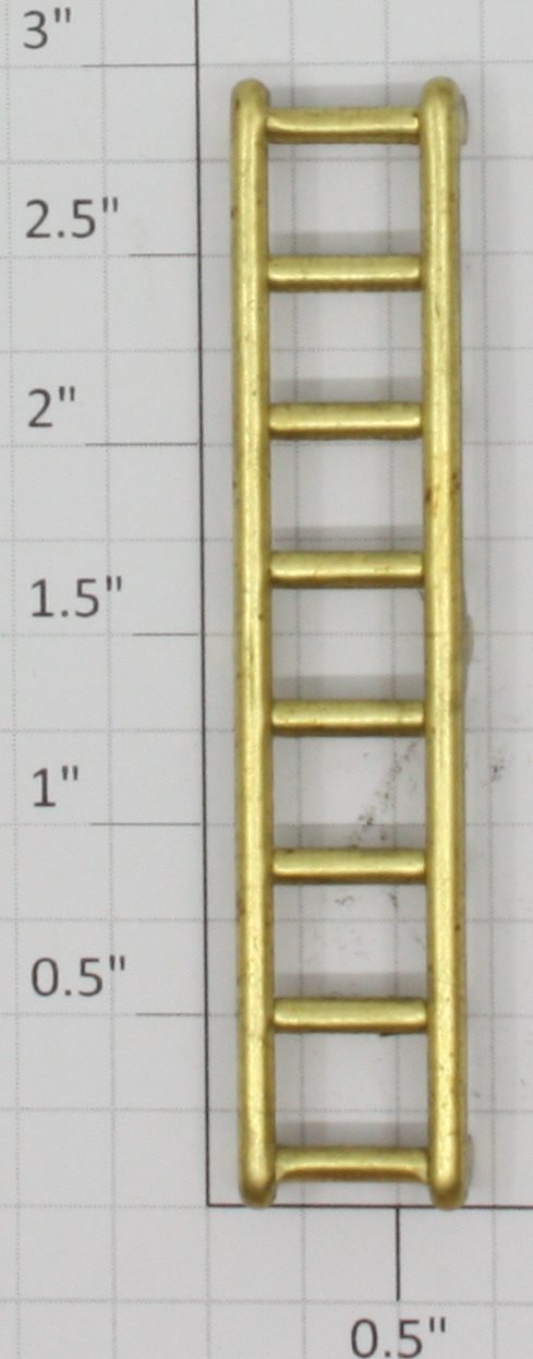 Lionel 213-6 Brass 8-Rung 200 & 500 Series Stock, Reefer, & Boxcar Ladder