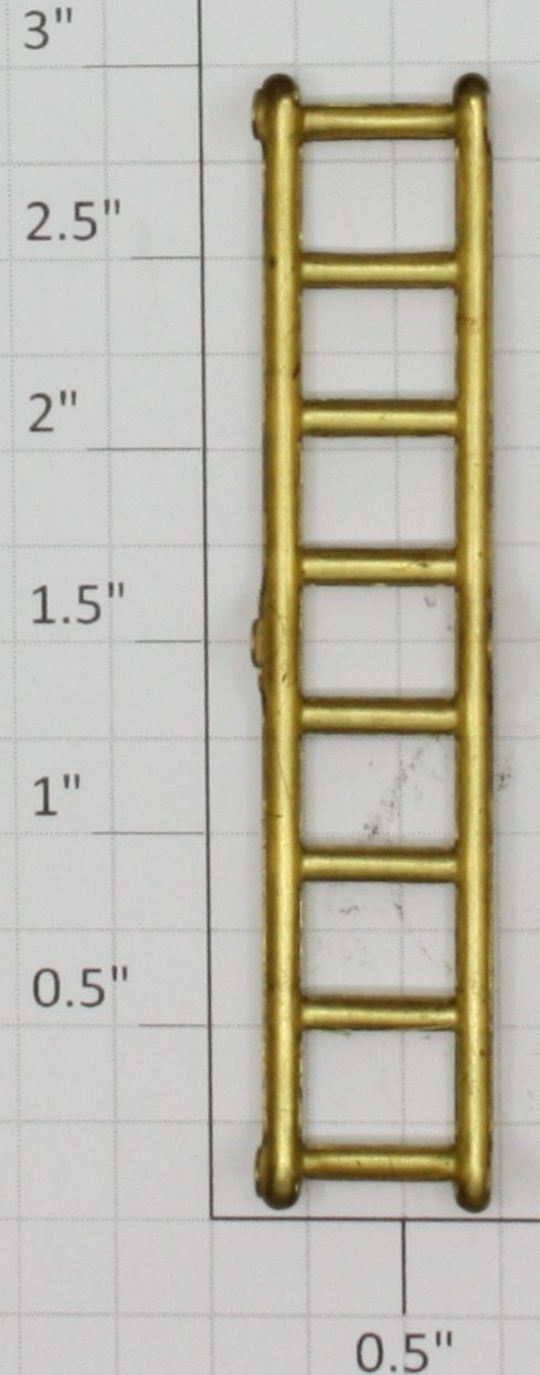 Lionel 213-6 Brass 8-Rung 200 & 500 Series Stock, Reefer, & Boxcar Ladder