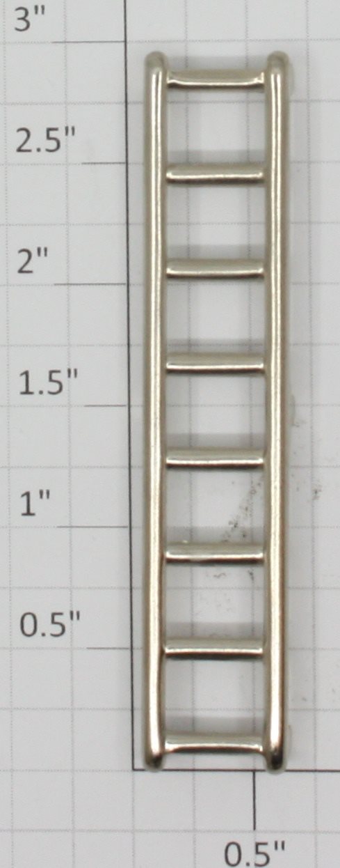 Lionel 213-6 Nickel 8-Rung 200 & 500 Series Stock, Reefer, & Boxcar Ladder