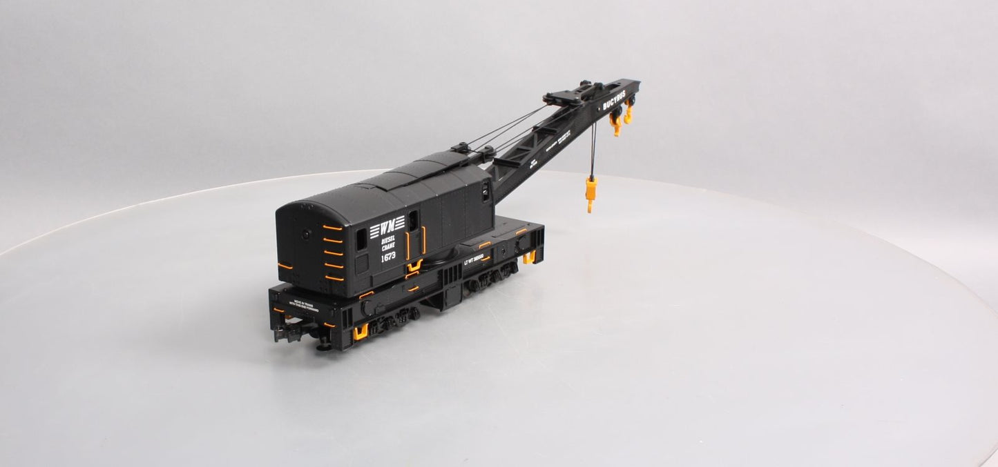 MTH 20-98747 O Scale Western Maryland Crane Car #1673