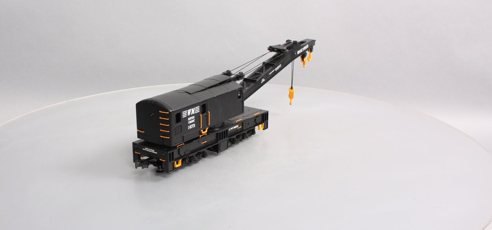 MTH 20-98747 O Scale Western Maryland Crane Car #1673