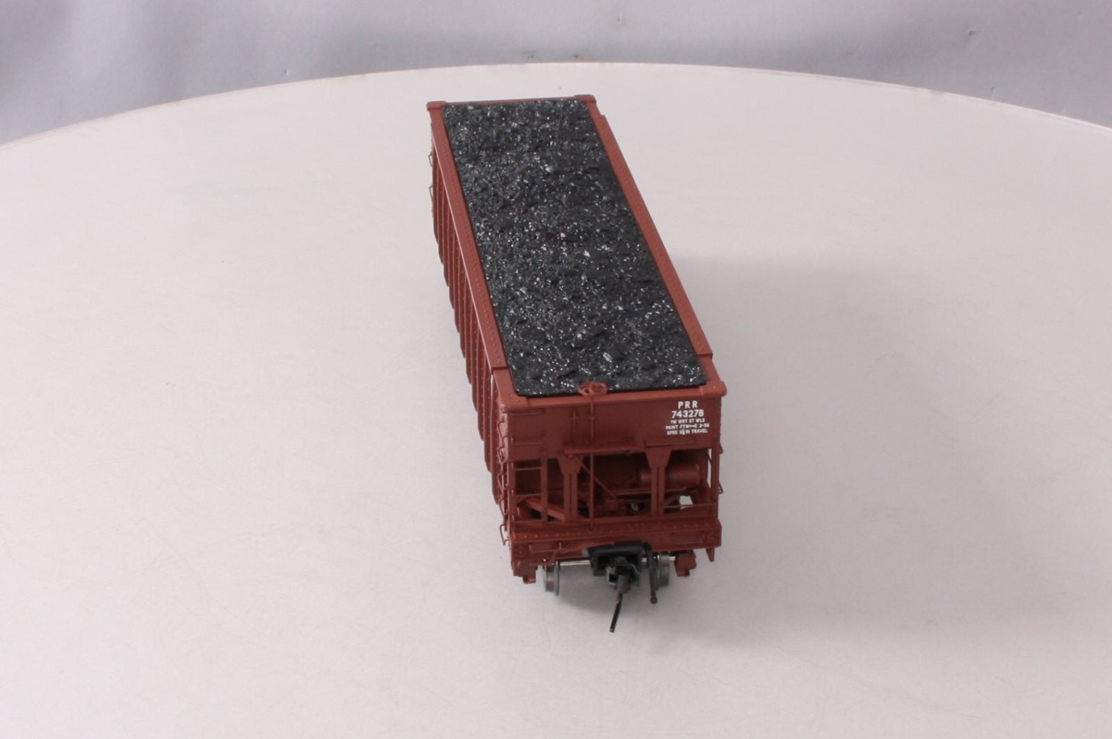 Atlas 7777-4 O Scale PRR [Shadow Keystone] H21a Hopper Car #743278 (2-Rail) MT/Box