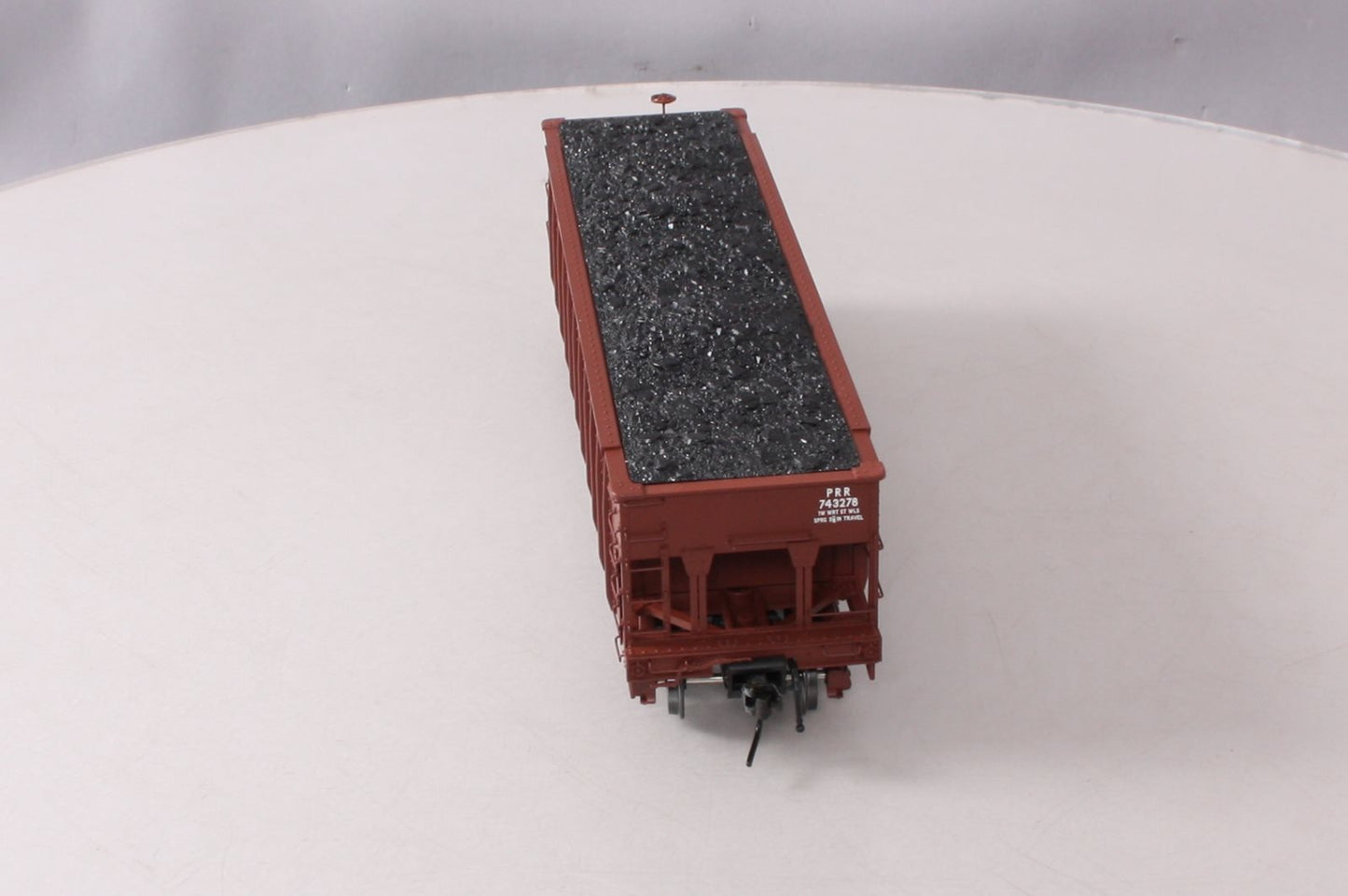 Atlas 7777-4 O Scale PRR [Shadow Keystone] H21a Hopper Car #743278 (2-Rail) MT/Box