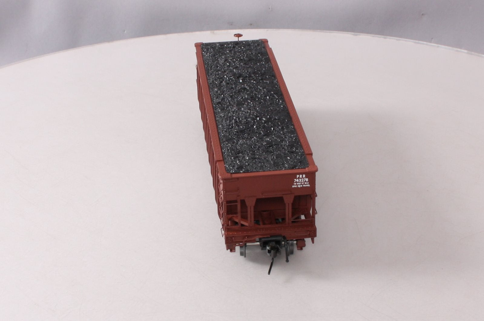 Atlas 7777-4 O Scale PRR [Shadow Keystone] H21a Hopper Car #743278 (2-Rail) MT/Box