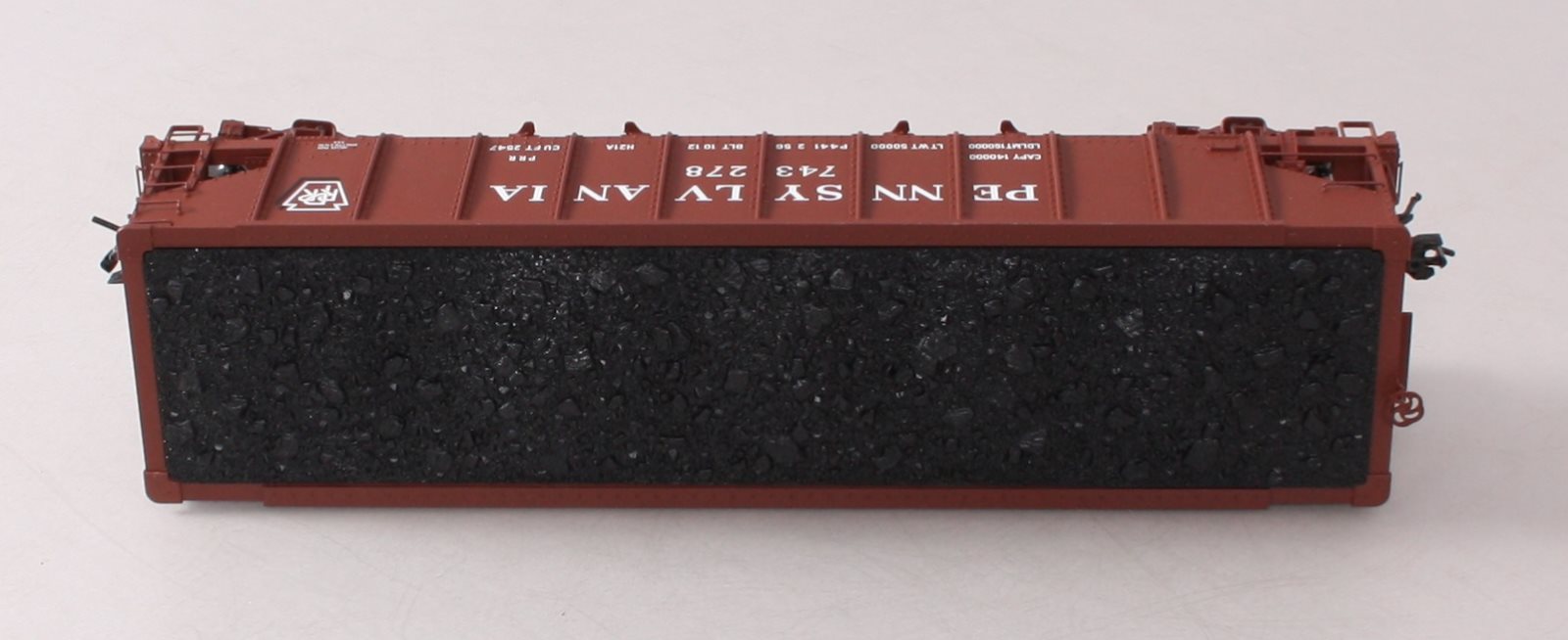 Atlas 7777-4 O Scale PRR [Shadow Keystone] H21a Hopper Car #743278 (2-Rail) MT/Box