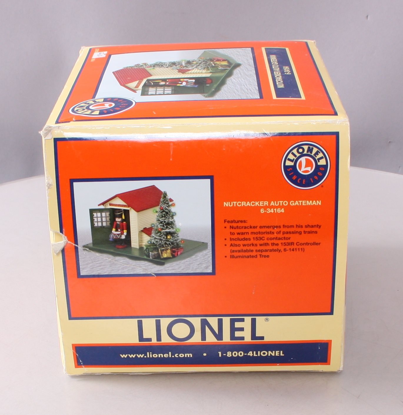 Lionel 6-34164 O Gauge Nutcracker Operating Auto Gateman LN/Box