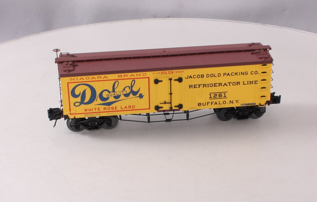 Atlas 3001429-1 O Scale Dold Packing Company Wood Refrigerator Car #1261 3-Rail LN/Box