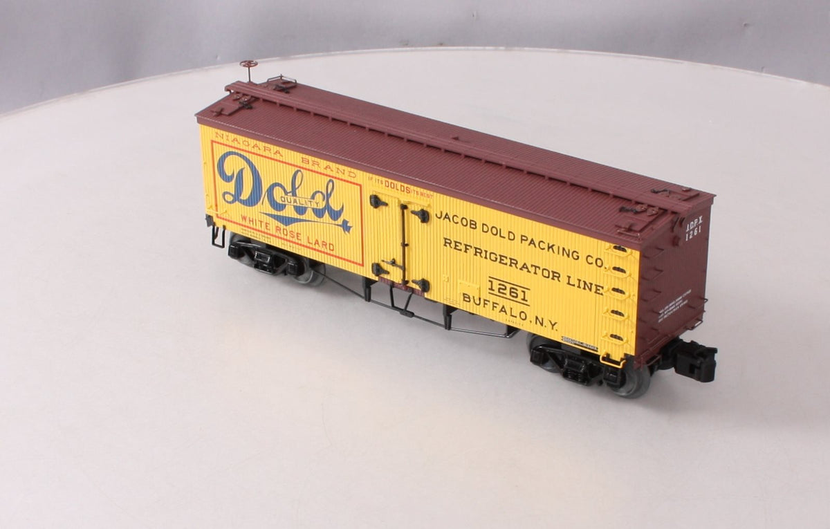 Atlas 3001429-1 O Scale Dold Packing Company Wood Refrigerator Car #1261 3-Rail LN/Box