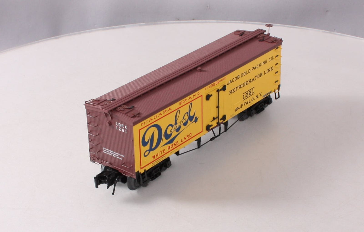 Atlas 3001429-1 O Scale Dold Packing Company Wood Refrigerator Car #1261 3-Rail LN/Box