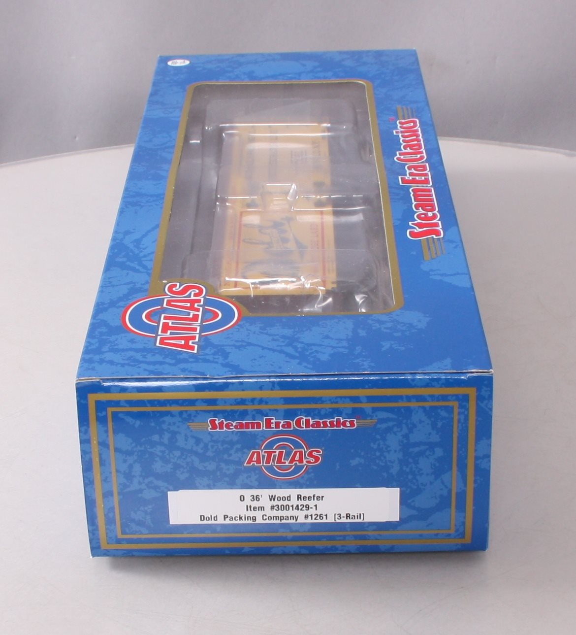 Atlas 3001429-1 O Scale Dold Packing Company Wood Refrigerator Car #1261 3-Rail LN/Box
