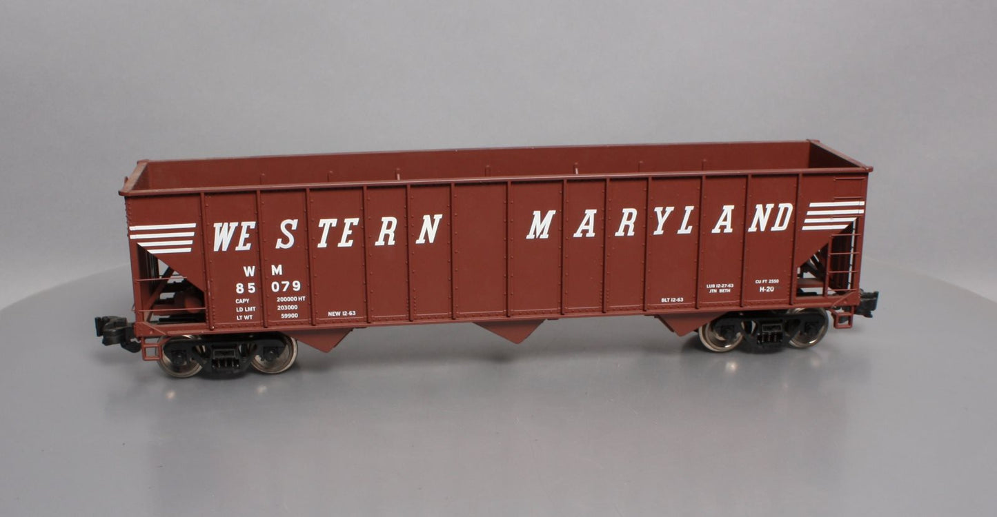 Aristo-Craft 41495 G Scale Western Maryland 100 Ton Coal Hopper #85079 LN/Box