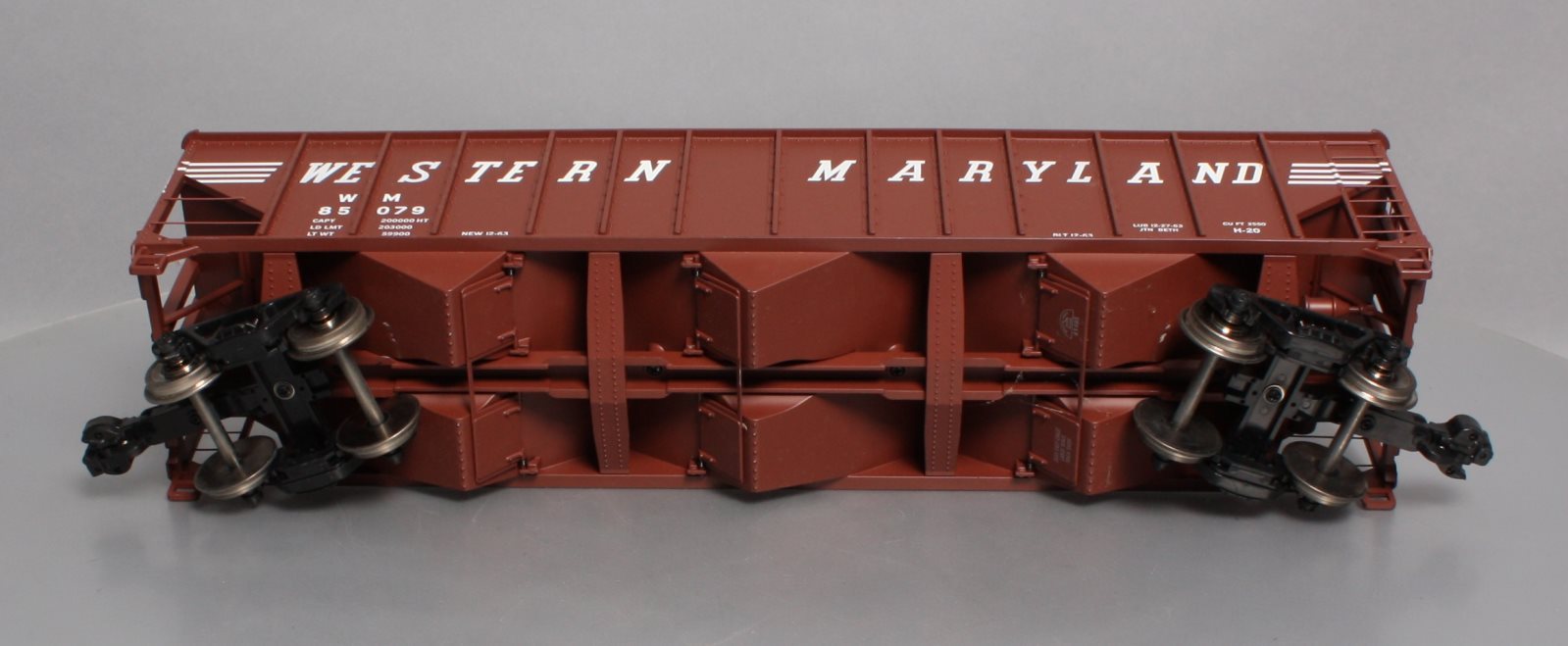 Aristo-Craft 41495 G Scale Western Maryland 100 Ton Coal Hopper #85079 LN/Box