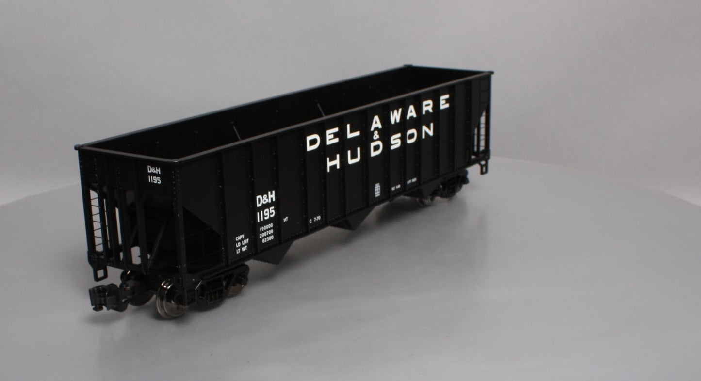 Aristo-Craft 41425 D&H 3-Bay 100 Ton Hopper - Metal Wheels