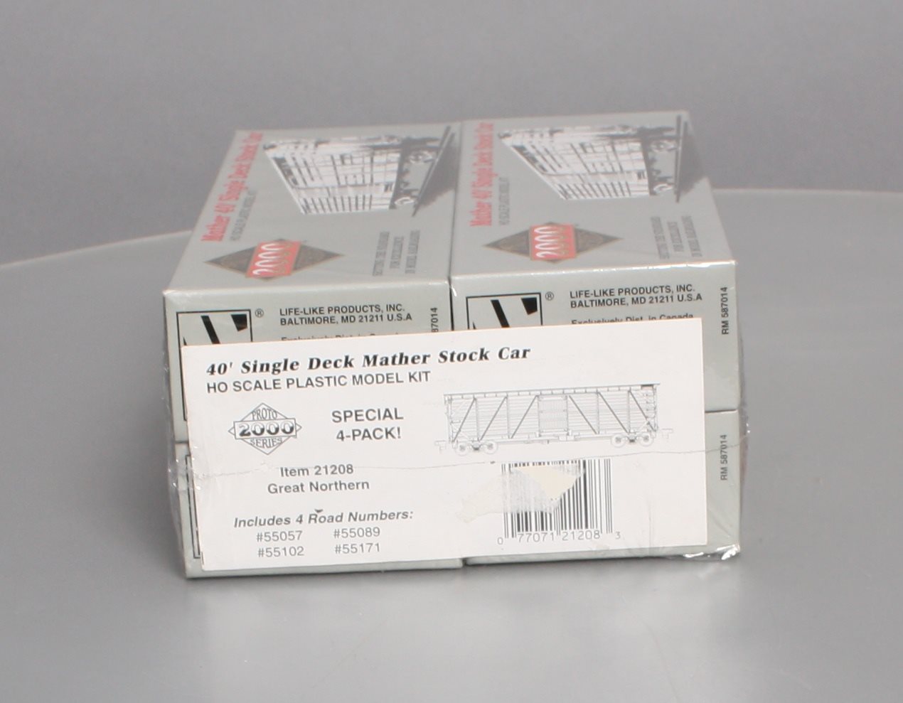 Proto 2000 21208 HO Scale Great Northern Stock Cars (Pack of 4)