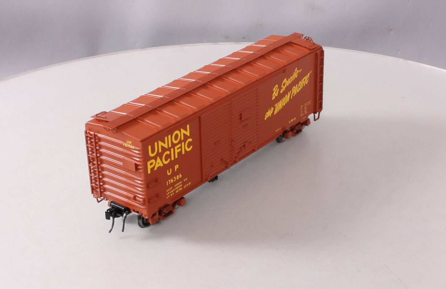 Atlas 3002827-1 O Scale Union Pacific 40' 1937 AAR Box Car #176386 (2-Rail) LN/Box