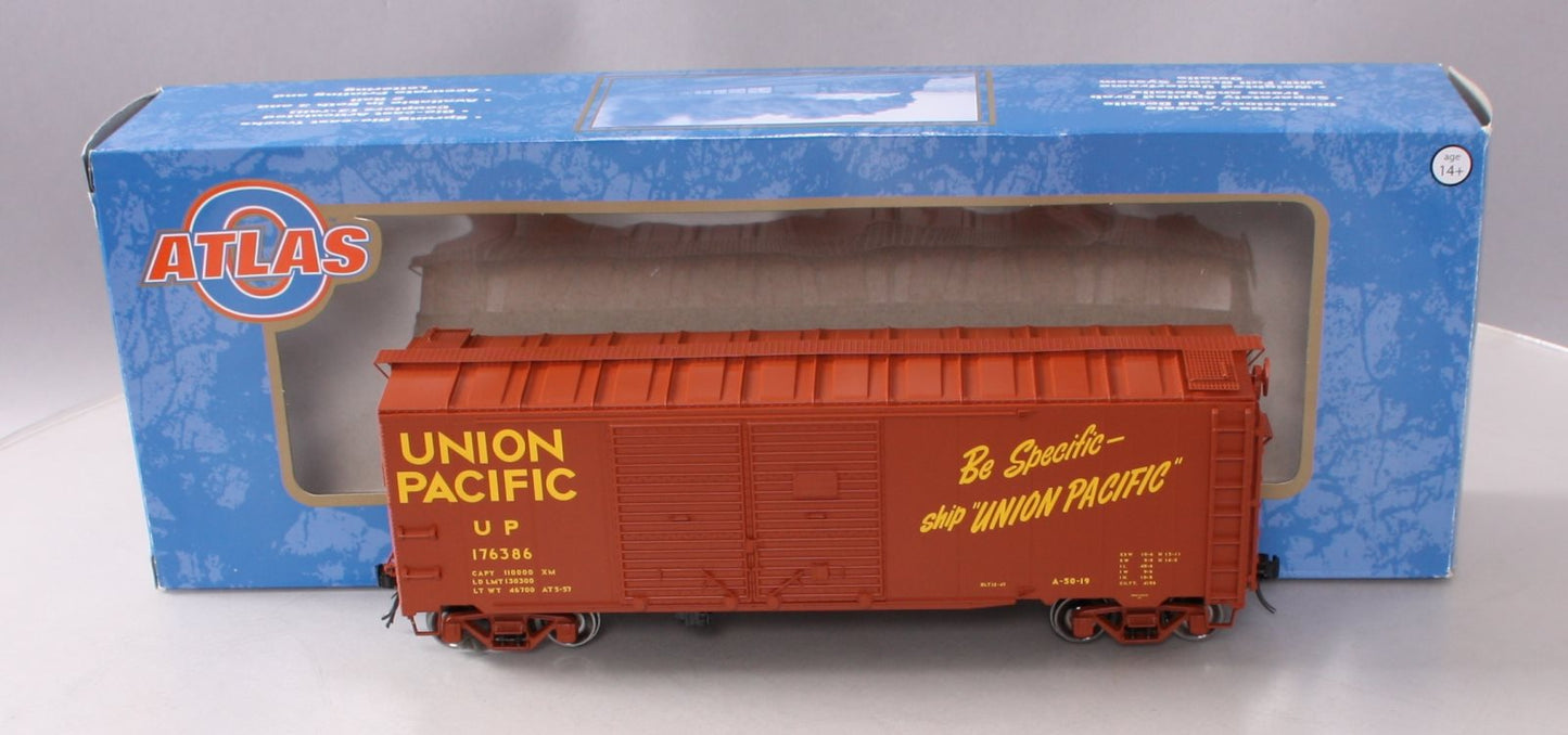 Atlas 3002827-1 O Scale Union Pacific 40' 1937 AAR Box Car #176386 (2-Rail) LN/Box