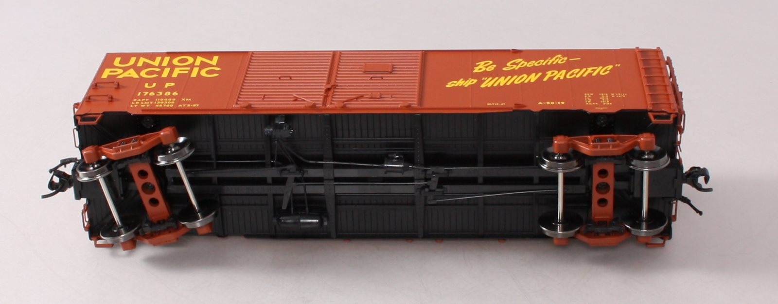 Atlas 3002827-1 O Scale Union Pacific 40' 1937 AAR Box Car #176386 (2-Rail) LN/Box