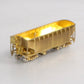 Overland 3047 HO Scale BRASS C&O H-6 2-Bay Hopper - Unpainted LN/Box