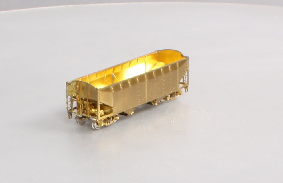 Overland 3049 HO BRASS Unpainted C&O H-6 2-Bay Hopper Car LN/Box