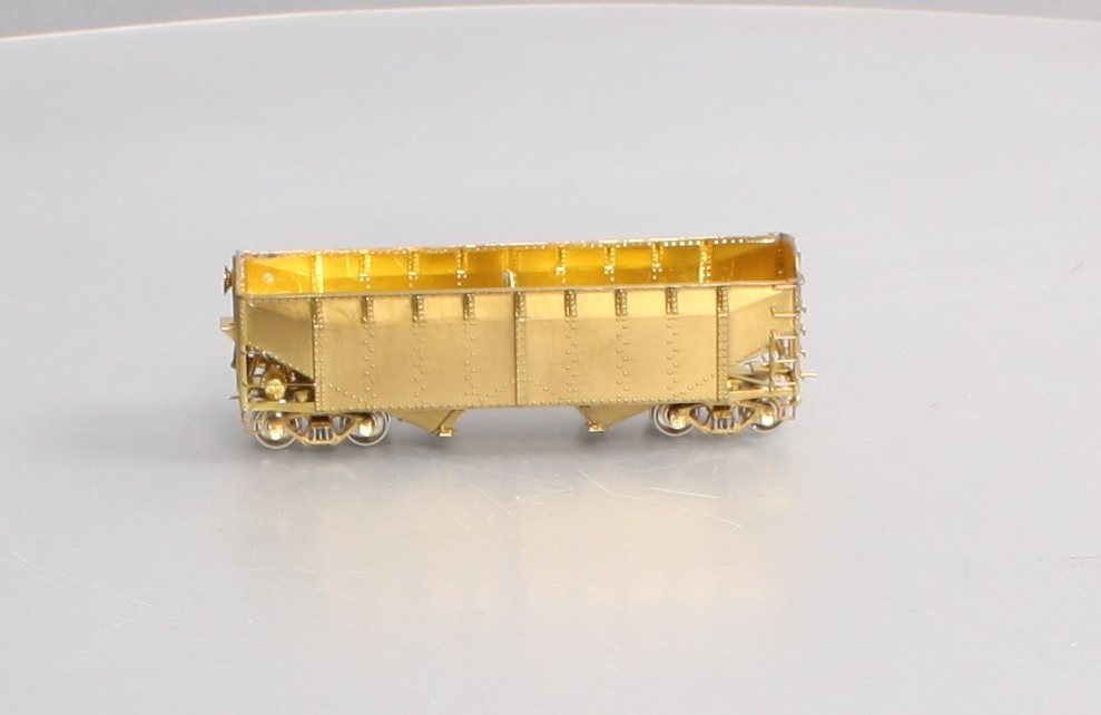 Overland 3049 HO BRASS Unpainted C&O H-6 2-Bay Hopper Car LN/Box