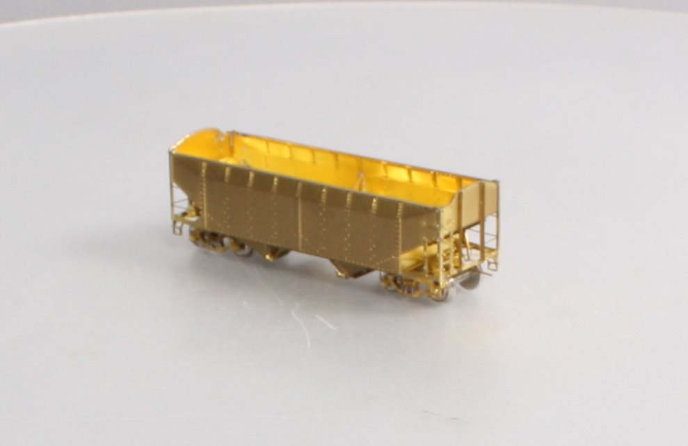 Overland 3049 HO BRASS Unpainted C&O H-6 2-Bay Hopper Car LN/Box