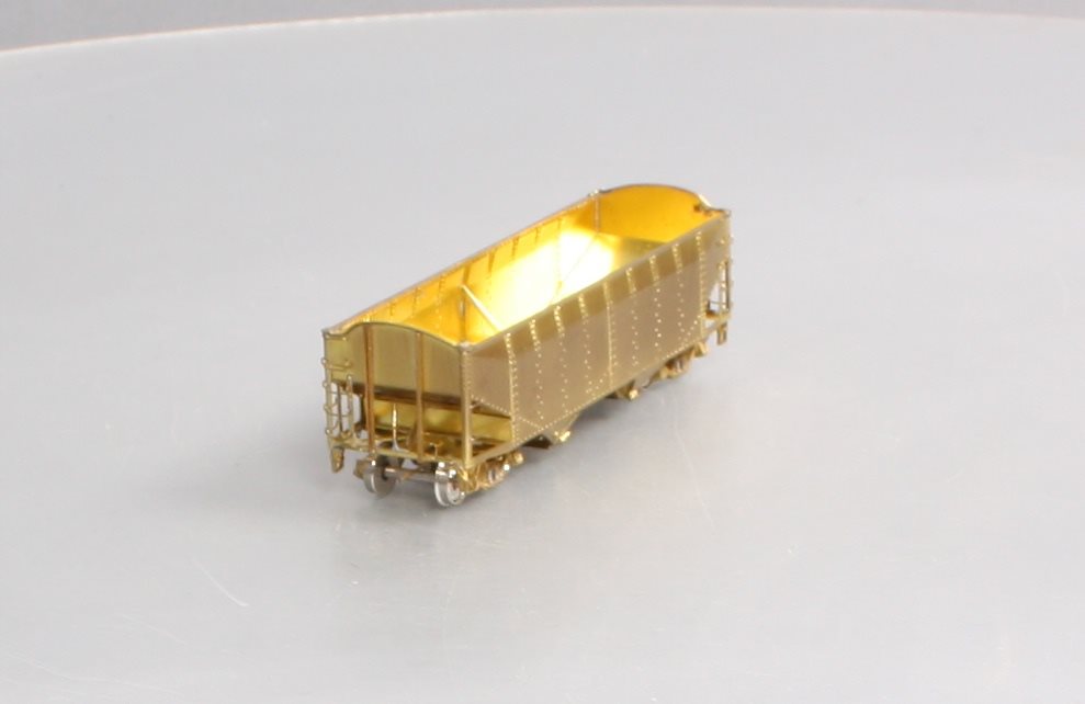 Overland 3049 HO BRASS Unpainted C&O H-6 2-Bay Hopper Car LN/Box