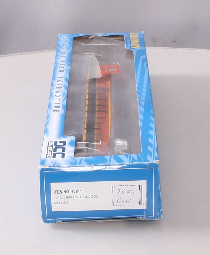 Bachmann 60911 HO BNSF EMD SD40-2 Diesel Locomotive #1692 (DCC Equipped) LN/Box
