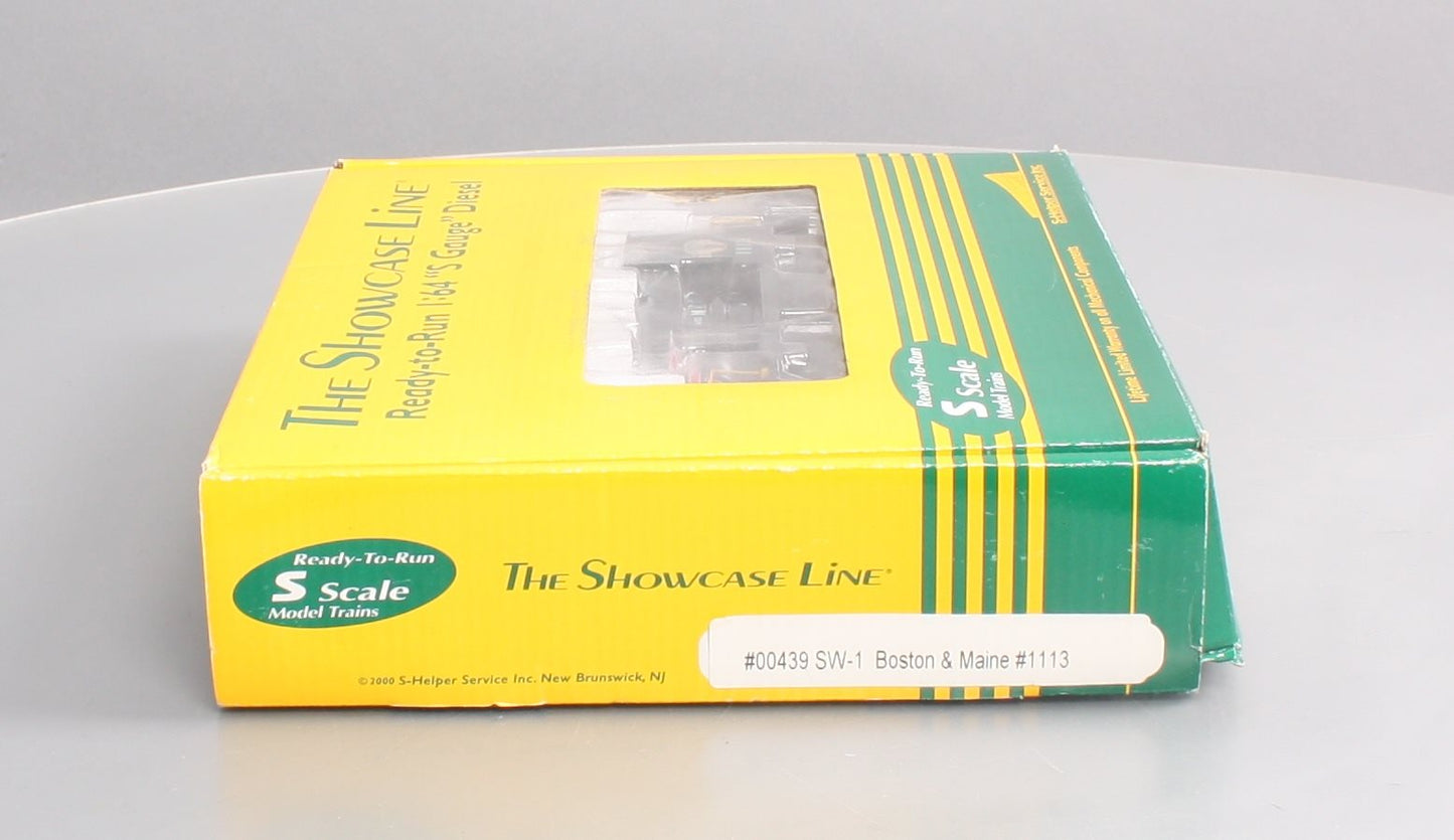 S-Helper Service 00439 S Gauge Boston & Maine SW-1 Diesel Switcher #1113 LN/Box