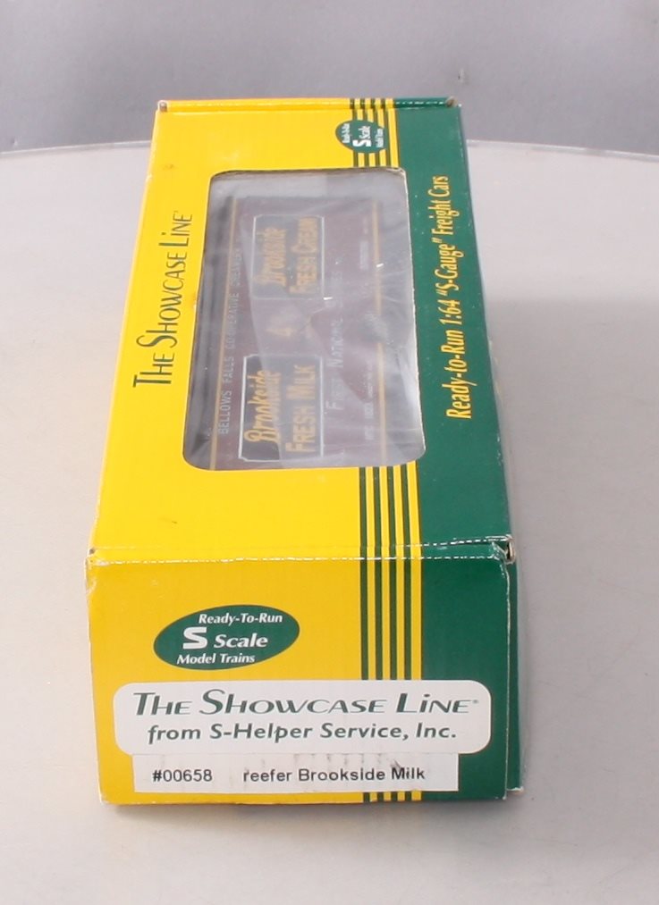 S-Helper Service 00658 S Gauge Brookside Milk Reefer #1833 LN/Box