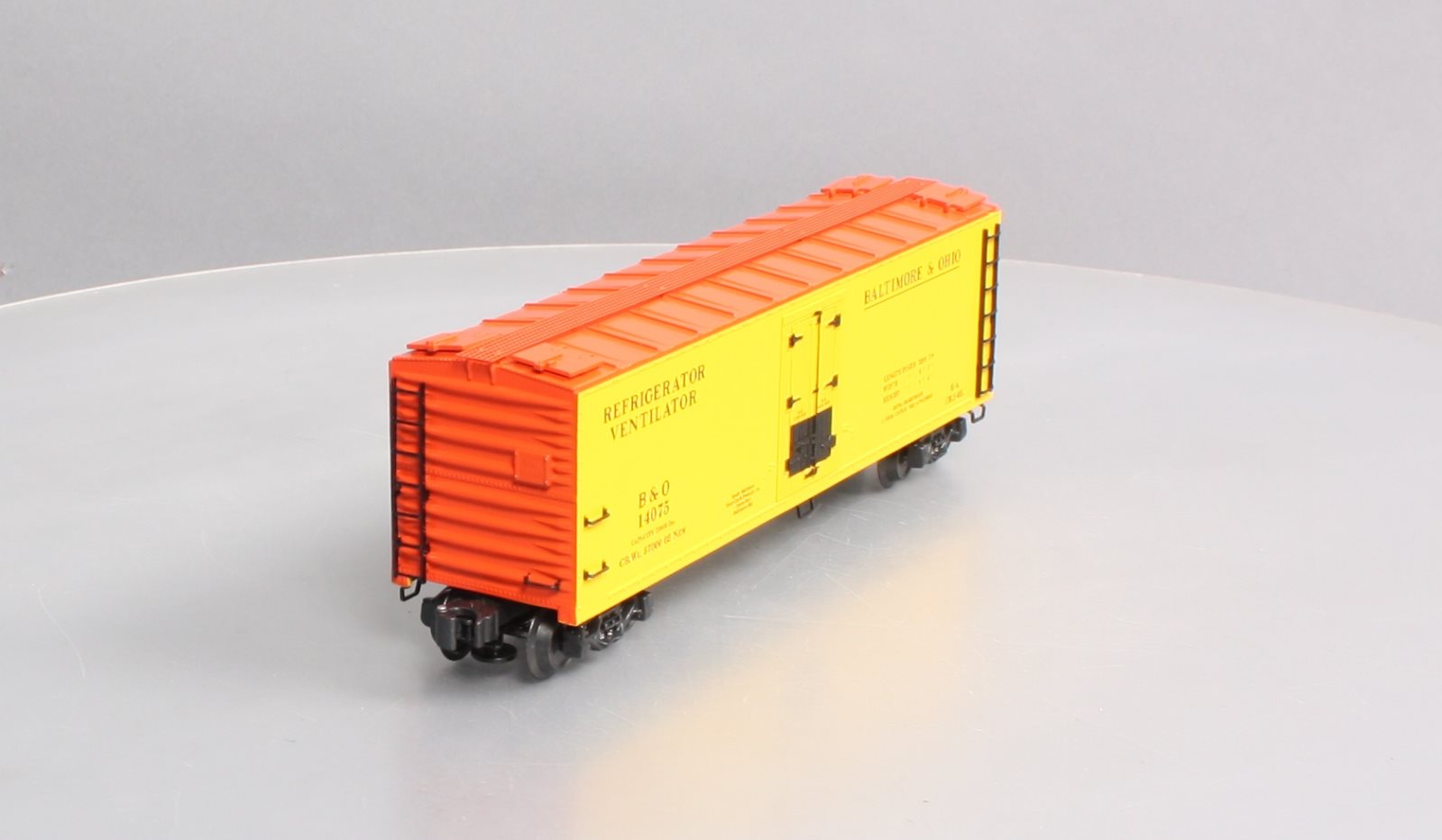 K-Line K752-1091 O Gauge Baltimore & Ohio Die-Cast Refrigerator #14075 LN/Box