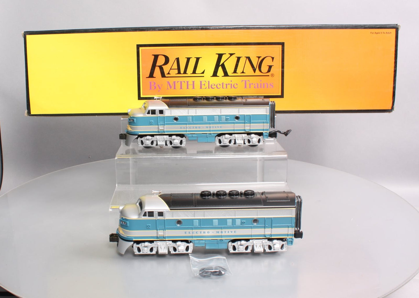 MTH 30-2142-1 O Gauge EMD F-3 AA Diesel Engine Set w/PS1 #291/292 LN/Box