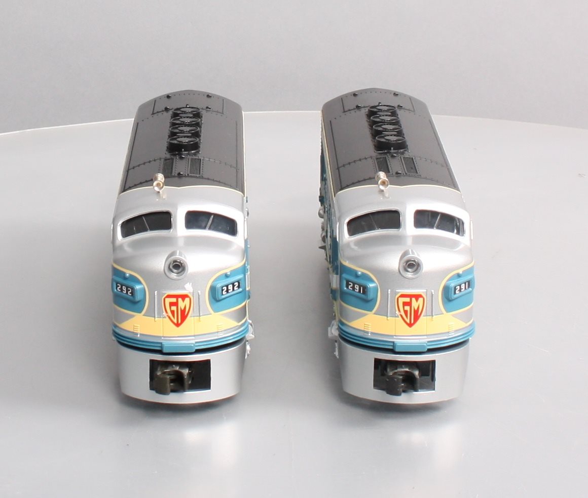MTH 30-2142-1 O Gauge EMD F-3 AA Diesel Engine Set w/PS1 #291/292 LN/Box